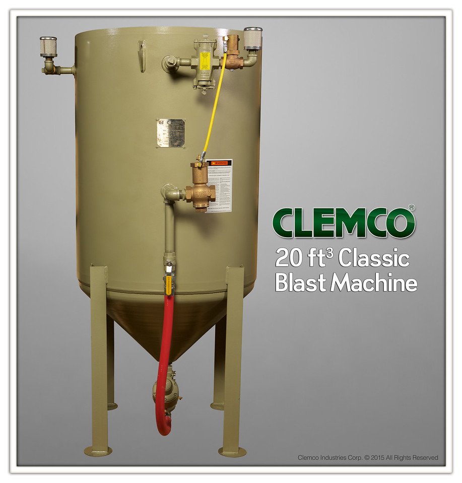 Blast Pot Machines Clemco Classic Series Blasting Pots by Z Abrasives